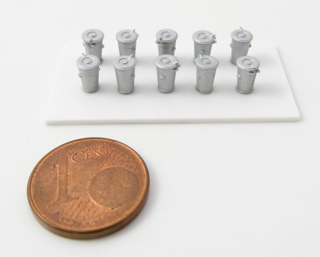 Kontejnery nízké 2 ks