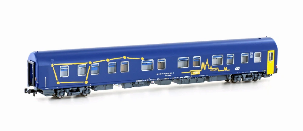 Vůz WLABmz ČD ep. V, design Praha