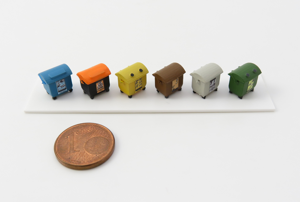 Plastové kontejnery na tříděný odpad 1100 l