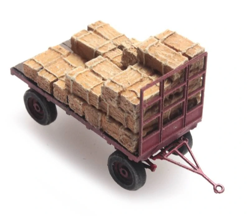 Nádražní vozík s balíky