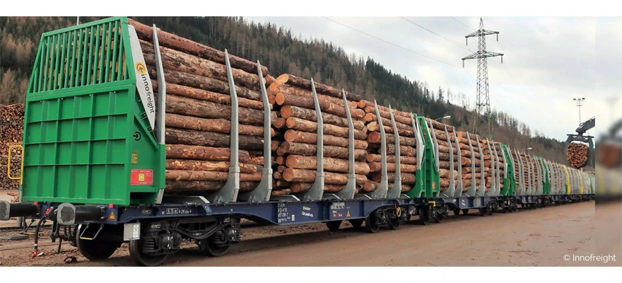 Sggmrrs Innofreight VTG 010 "Green" "Papierholz Austria"